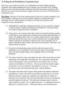 Thematic essay example